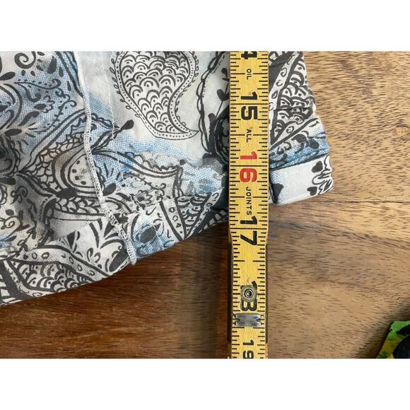 Aventura Women's Paisley Print Organic Cotton Boho Long Flowy Maxi Skirt Size M - Picture 5 of 5